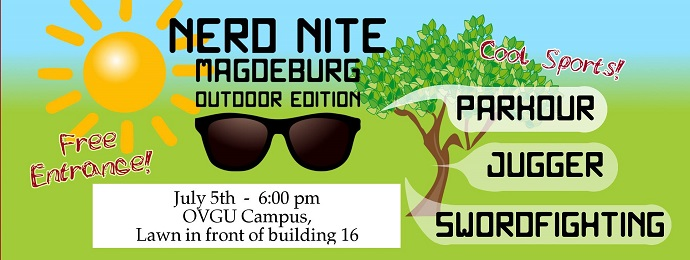 Banner of the 7th Nerd Nite - Outdoor Edition