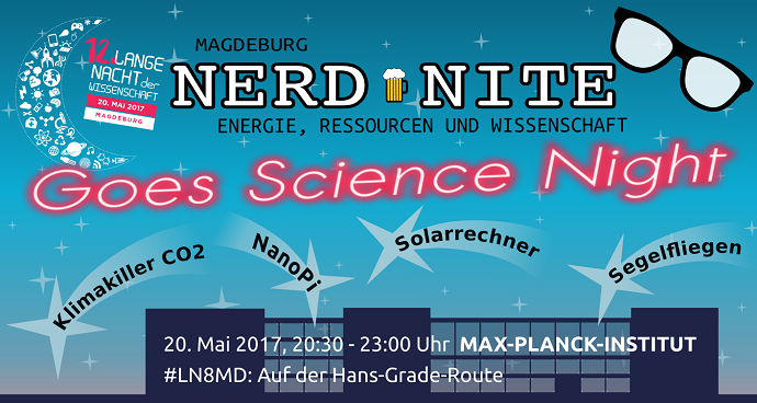 Banner für Nerd Nite goes Science Nite